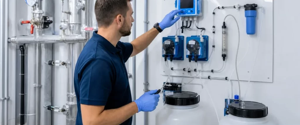Batteri e virus nell’acqua: rischi, contaminazione e sistemi di disinfezione 4 sistema dosaggio controllo legionella