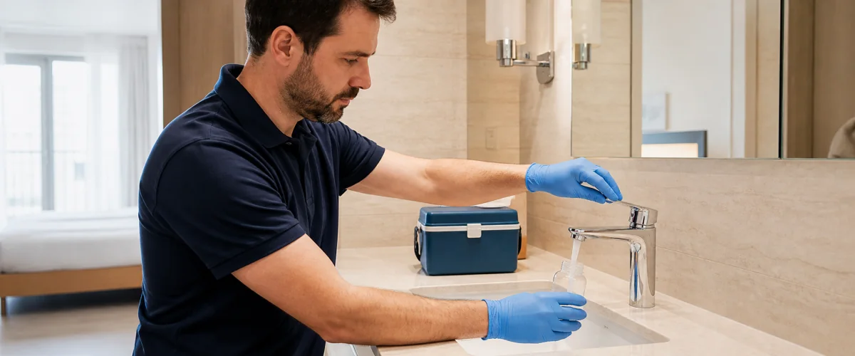 Campionamento dell’acqua per la verifica della Legionella